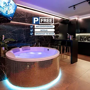 Jacuzzi Glass-house Station Appartement Krakau